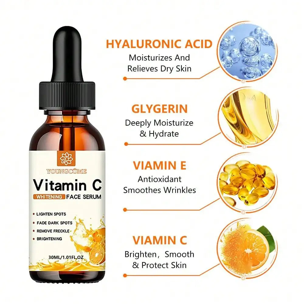Vitamin C Ansiktsserum med Hyaluronsyra – 30ml